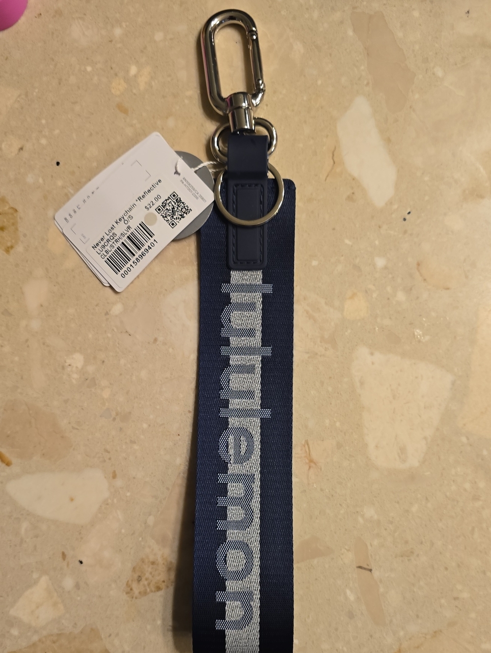 Lululemon Neverlost KeychainCLBL/STRH/ SLVR